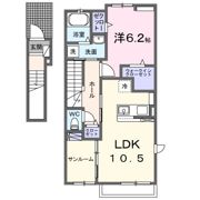 スクエア六呂見の間取り画像