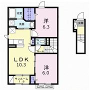アイプレイス敦賀の間取り画像