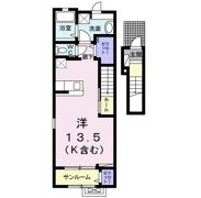 アザレアWestの間取り画像