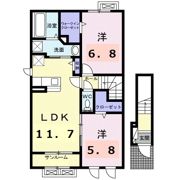 ブライト スクエアⅢの間取り画像