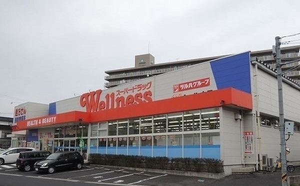 近くのウェルネス 橋南店まで1,100m（徒歩14分）