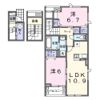 ホグワーツAの間取り画像