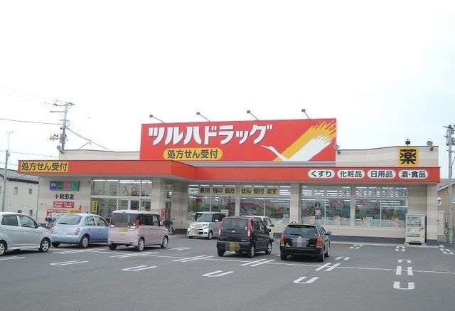近くのツルハドラッグ 十和田店まで750m（徒歩10分）