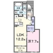 アイ・ヴィレッジ古閑中町Cの間取り画像