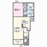 メゾンルミネ洲本Ⅰの間取り画像