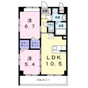 スカイプレイスVの間取り画像