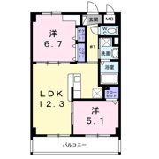 スカイプレイスVの間取り画像