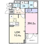 ユニゾン アザレアⅠの間取り画像