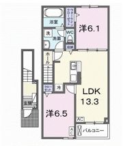 ジュピターⅡの間取り画像