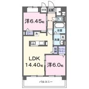 メルベージュ久留米の間取り画像