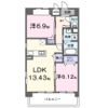 メルベージュ久留米の間取り画像
