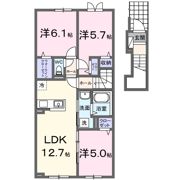 モンターニャⅠの間取り画像