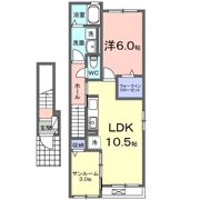 グレースヒルズGAMO C棟の間取り画像