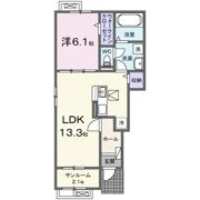 PENNY LANE E81の間取り画像
