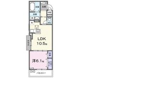 ブランドールαの間取り画像