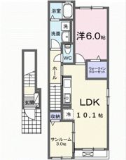 モンレーヴみのりの間取り画像