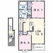 グレイス行橋西泉の間取り画像