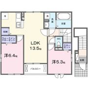 ルーチェ カルマ Aの間取り画像