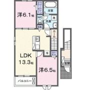 ルーチェ カルマ Bの間取り画像