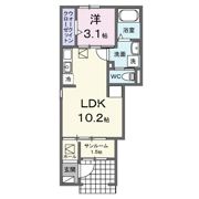 クレストアドバンステンパイⅠの間取り画像