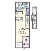 クレストアドバンステンパイⅡの間取り画像