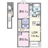 ジュネスⅠの間取り画像