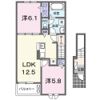 グリーンテラスAの間取り画像