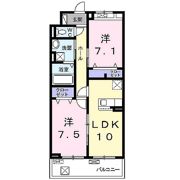 エスポワールⅥの間取り画像