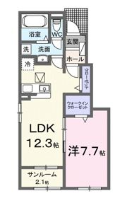 アルカイックAの間取り画像