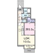 大和町吉岡館下アパートの間取り画像