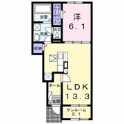 ボヌール金木犀 Ⅲの間取り画像