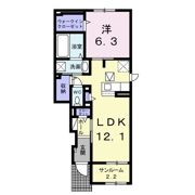 エスポワール ミコト Ⅱの間取り画像