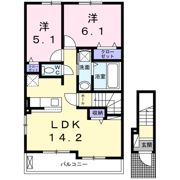 メゾンリッチ児嶋の間取り画像