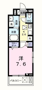 クレスト TSの間取り画像