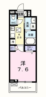 クレスト TSの間取り画像
