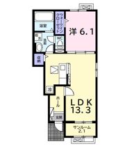 メゾンドショコラAの間取り画像