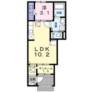サニーガーデンR Bの間取り画像