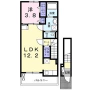 サニーガーデンR Bの間取り画像