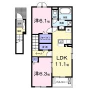 マウント シティⅠの間取り画像