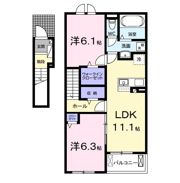 マウント シティⅡの間取り画像