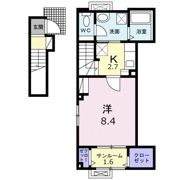 グリーンピア Bの間取り画像