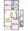 エトワール Bの間取り画像