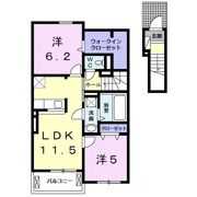エテルノ木ノ本Bの間取り画像