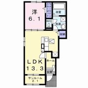 グランドエスポワール行橋 Ⅱの間取り画像