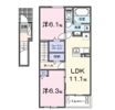 ココ ファミリア Ⅰの間取り画像