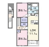 ココ ファミリア Ⅰの間取り画像
