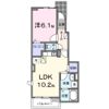 アンジェリーク 華 Bの間取り画像