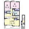 グランブルー高鍋 Aの間取り画像