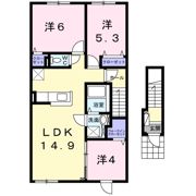 ラピス・ラズリⅣの間取り画像