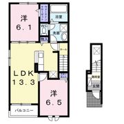 クレール丹波篠山 Ⅰの間取り画像